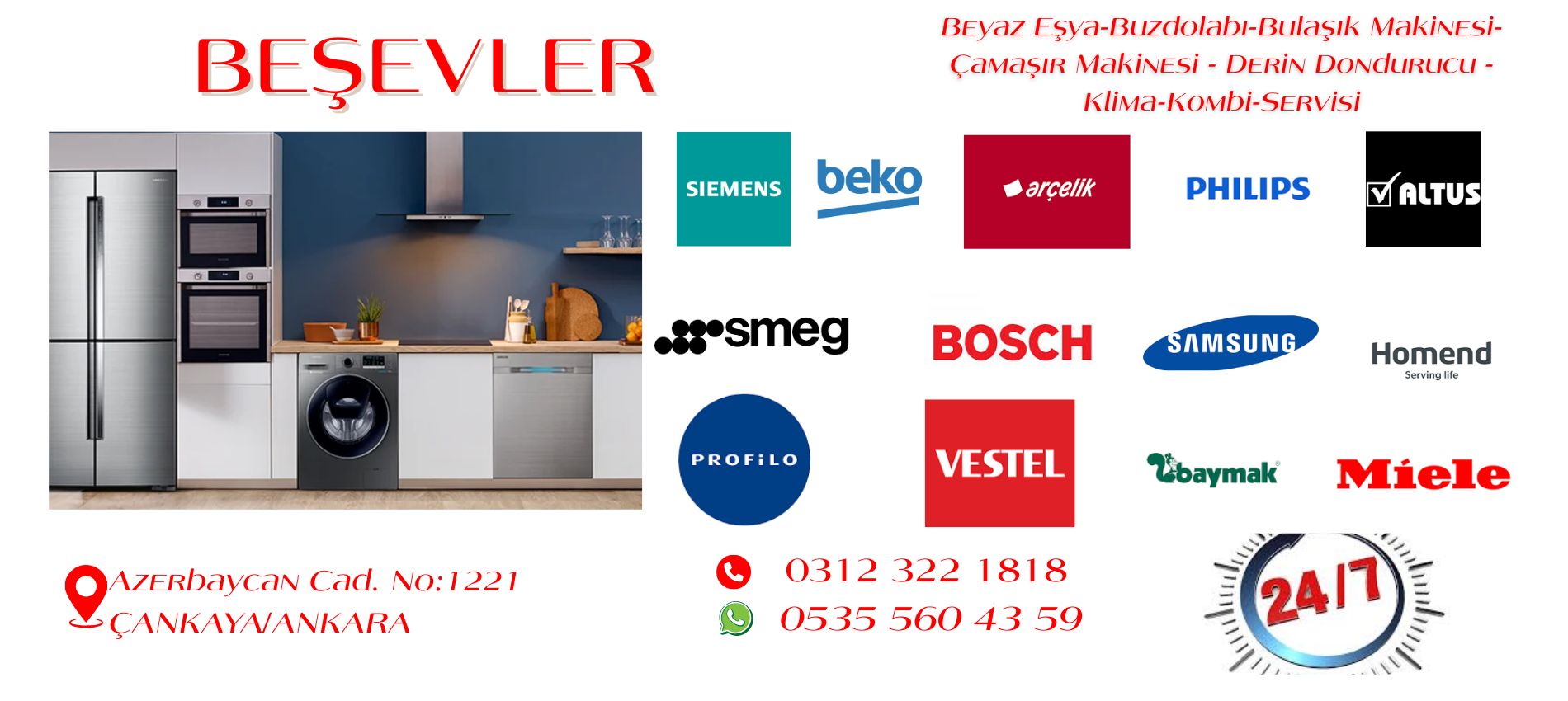 Beşevler Beyaz Eşya 